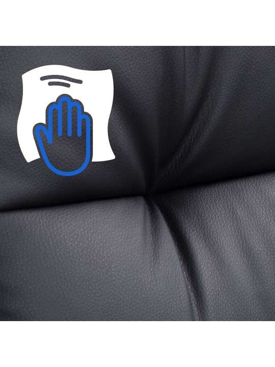 Scaun de birou Poseidon, negru