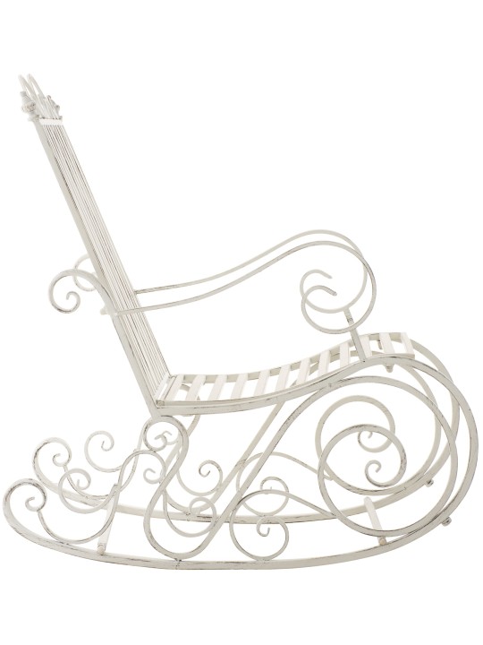 Scaun balansoar Smilla, alb antic