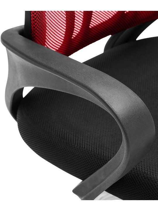 Scaun vizitator Eureka, roșu