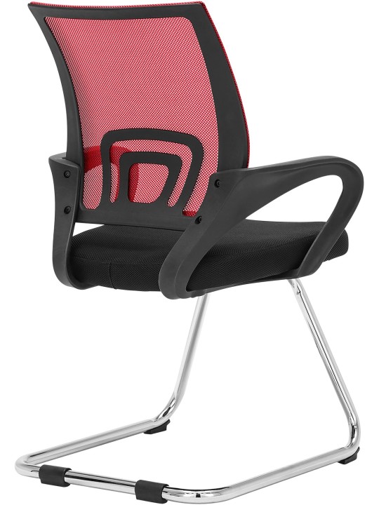 Scaun vizitator Eureka, roșu