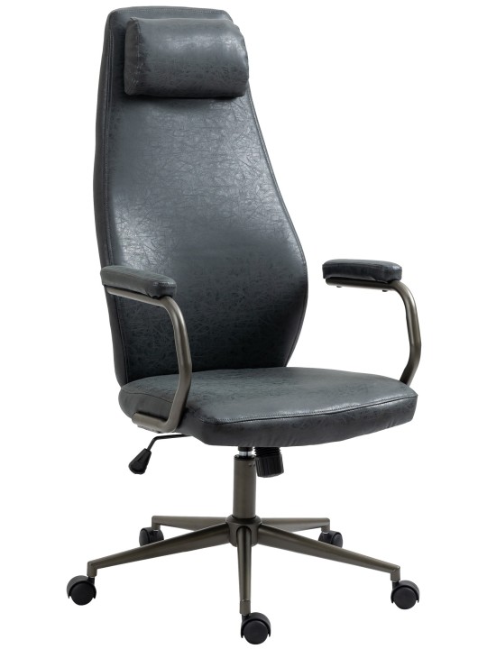 Scaun de birou Pocatello, negru antic