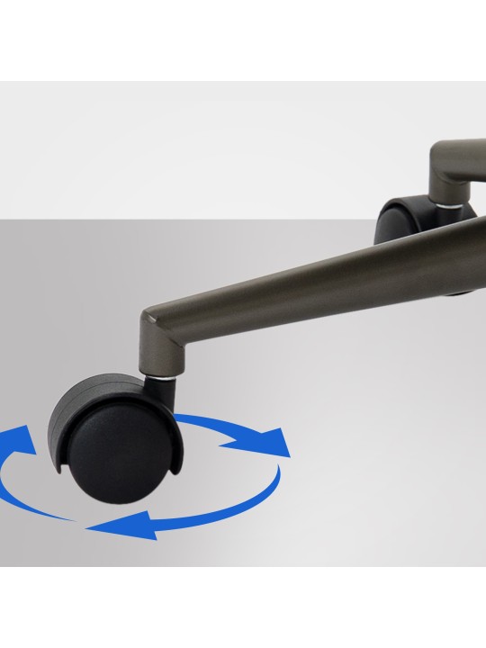 Scaun de birou Pocatello, negru antic