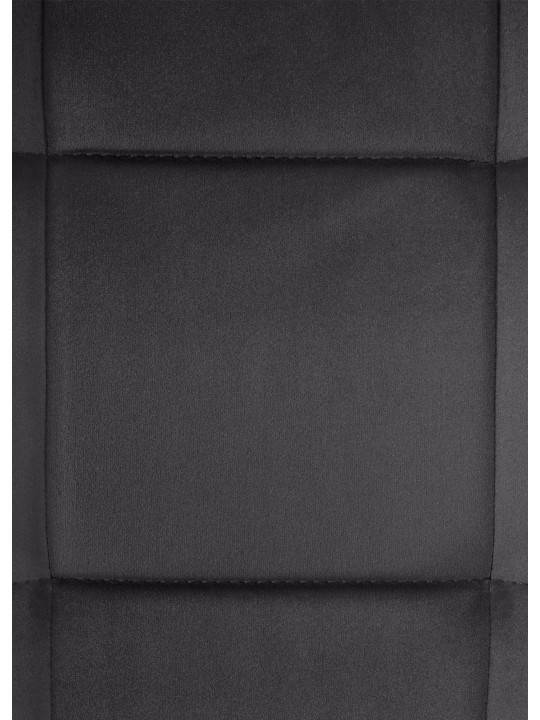 Set 2 scaune de sufragerie catifea Vermont, negru