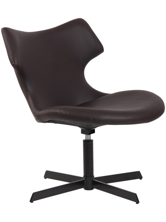 Sezlong Welland imitatie piele, maro