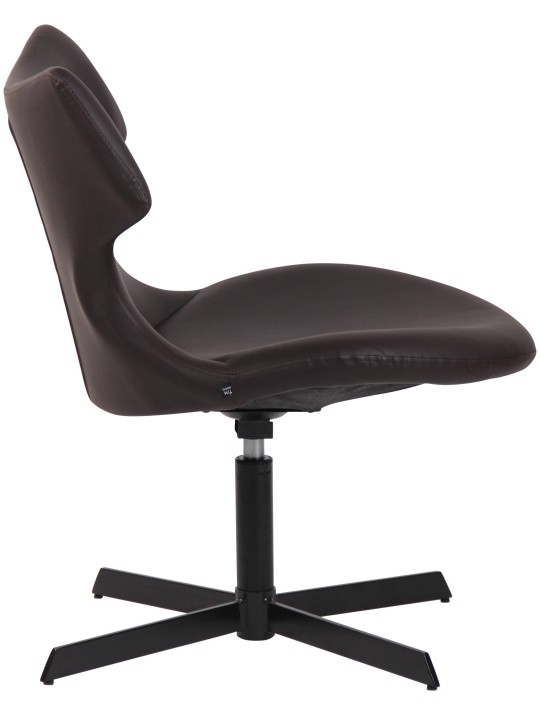 Sezlong Welland imitatie piele, maro