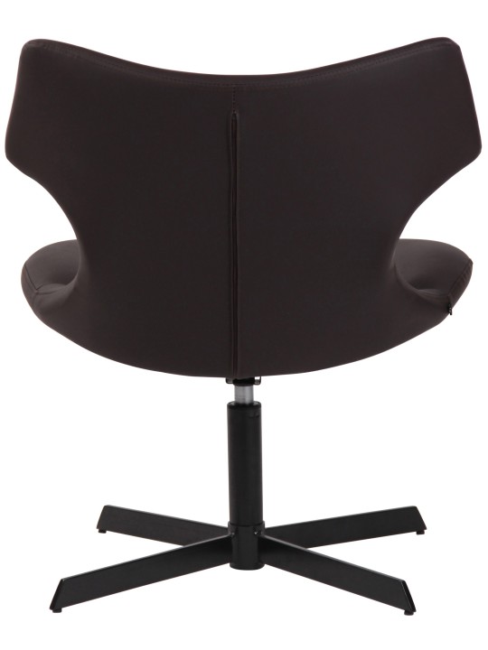 Sezlong Welland imitatie piele, maro