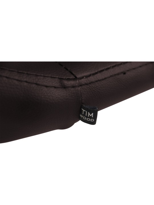 Sezlong Welland imitatie piele, maro