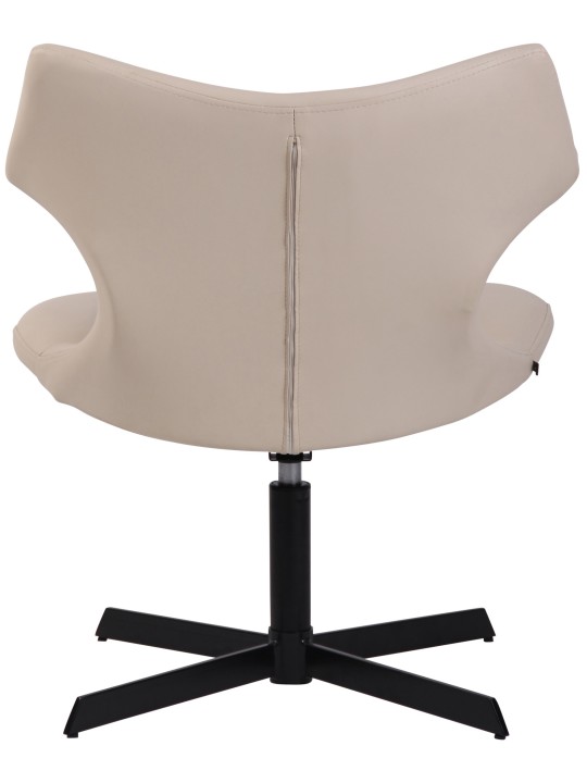 Sezlong Welland imitatie piele, crem