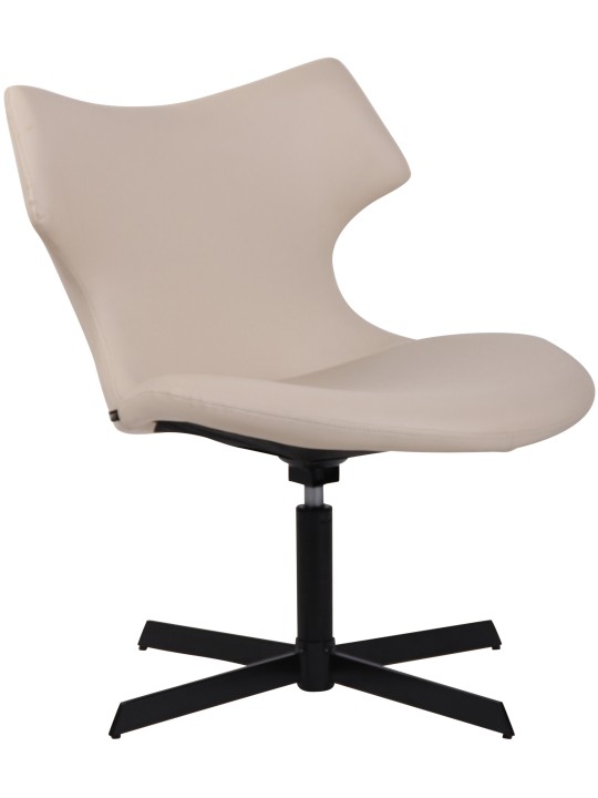 Sezlong Welland imitatie piele, crem