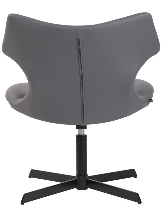 Sezlong Welland imitatie piele, gri