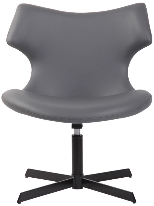 Sezlong Welland imitatie piele, gri