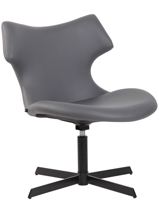 Sezlong Welland imitatie piele, gri