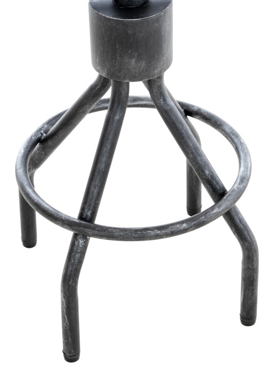 Set 2 scaune de bar Hanam, argint antic Set 2 scaune de bar Hanam, argint antic