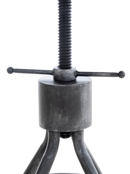 Set 2 scaune de bar Hanam, argint antic Set 2 scaune de bar Hanam, argint antic