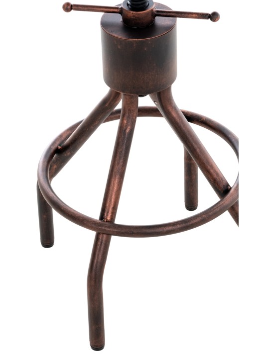 Set 2 scaune de bar Hanam, bronz Set 2 scaune de bar Hanam, bronz