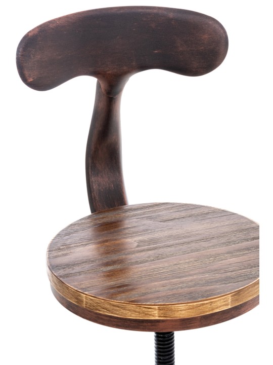 Set 2 scaune de bar Hanam, bronz Set 2 scaune de bar Hanam, bronz