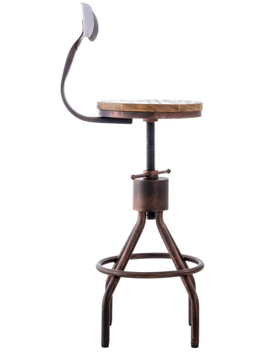 Set 2 scaune de bar Hanam, bronz Set 2 scaune de bar Hanam, bronz