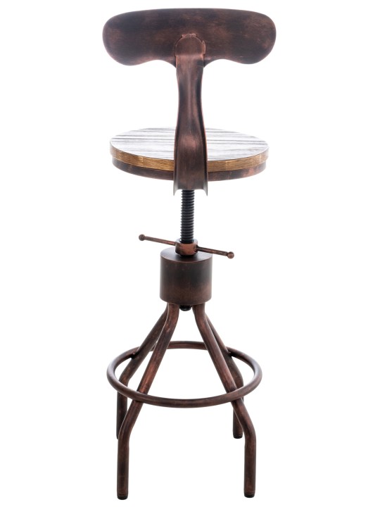 Set 2 scaune de bar Hanam, bronz Set 2 scaune de bar Hanam, bronz