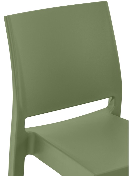 Set 2 scaune de bar Maya, măsliniu