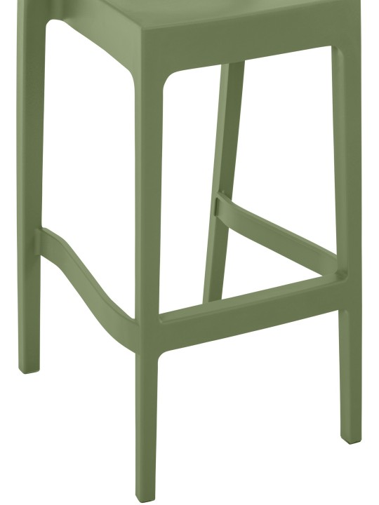 Set 2 scaune de bar Maya, măsliniu