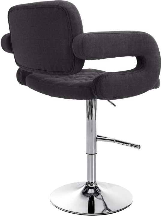 Set 2 scaune de bar tesatura Dublin C, negru Set 2 scaune de bar tesatura Dublin C, negru