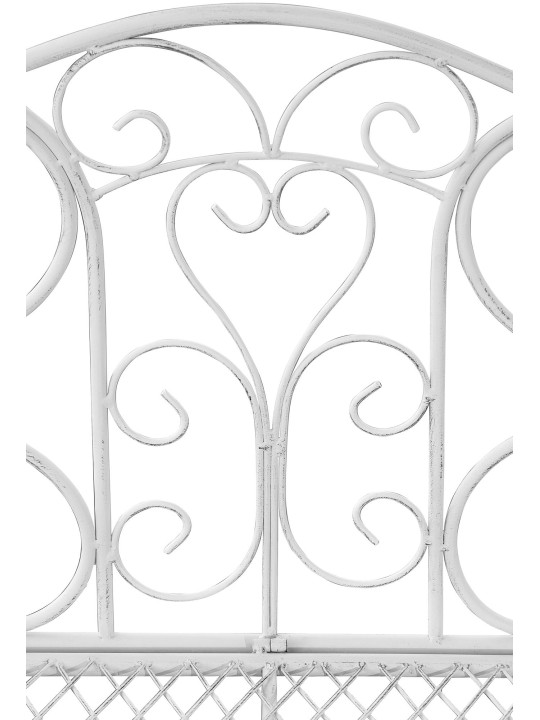 Banca de gradina Tara, alb antic