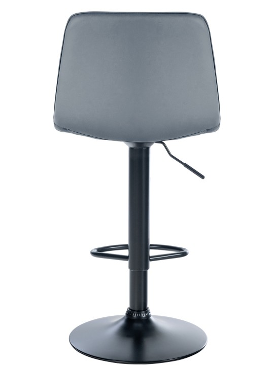 Set 2 scaune de bar Lex imitatie piele B, gri