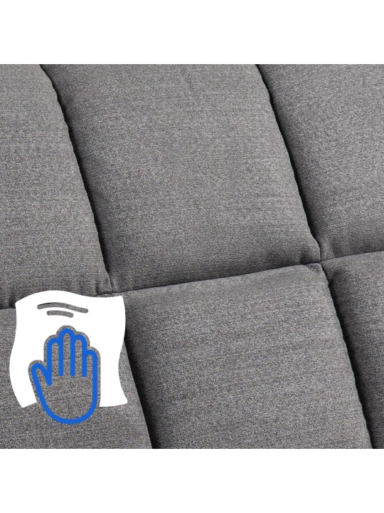 Fotoliu Andover stofa, gri