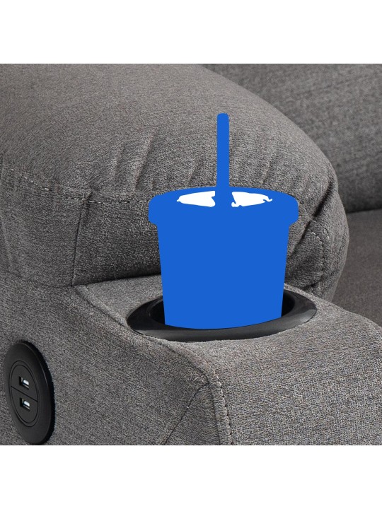 Fotoliu Andover stofa, gri