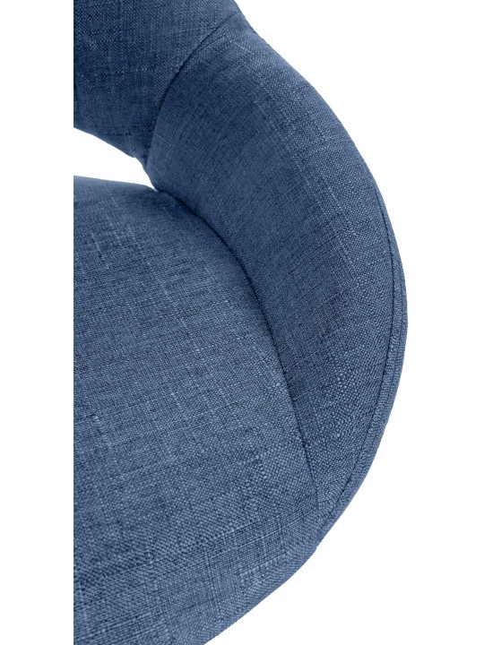 Scaun de bar Tesatura Milet, albastru