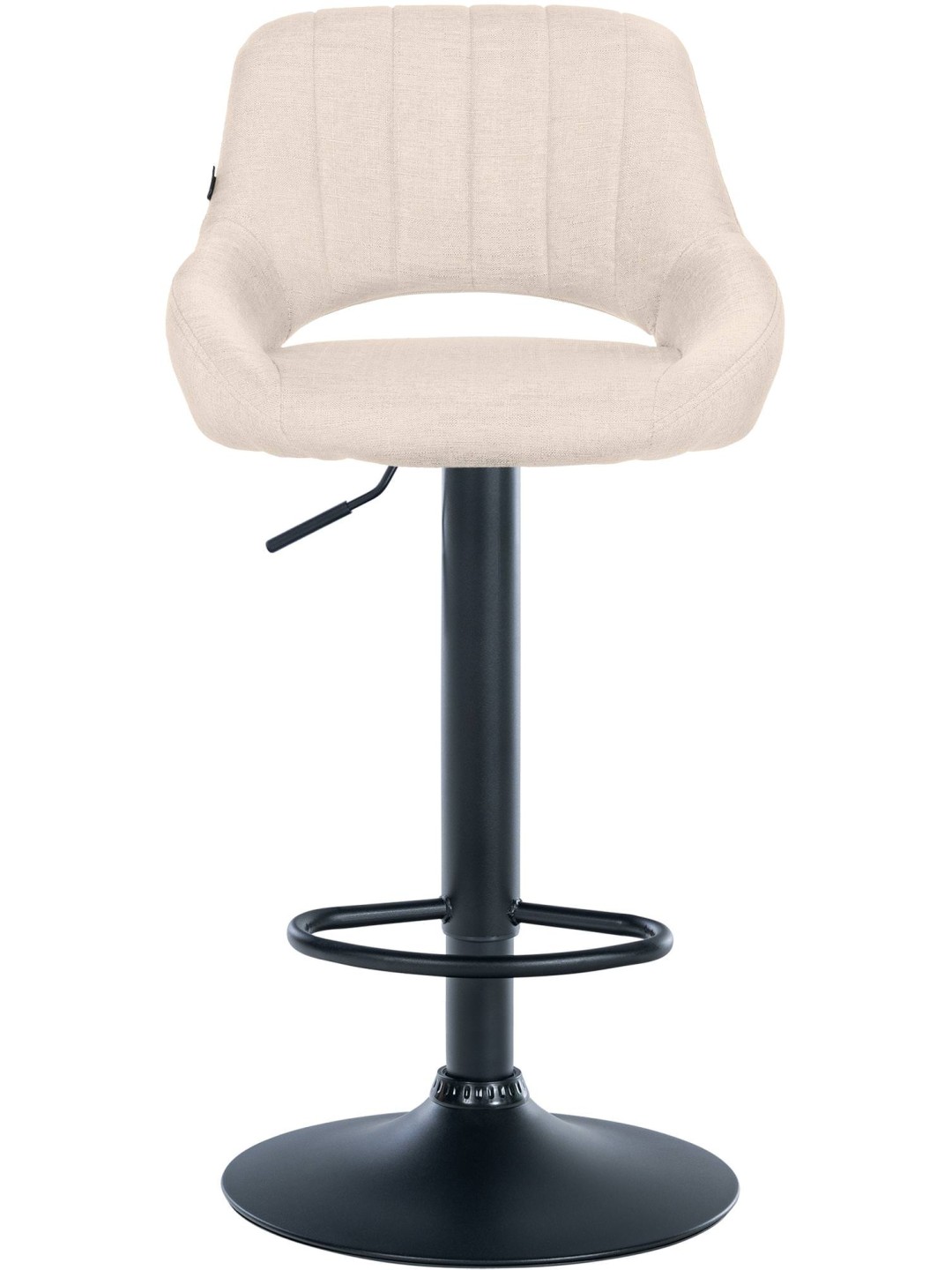 Scaun de bar Tesatura Milet, crem