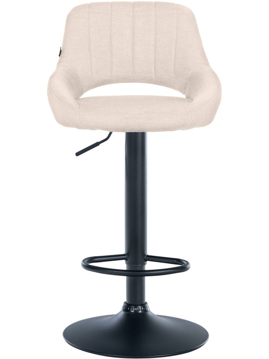 Scaun de bar Tesatura Milet, crem