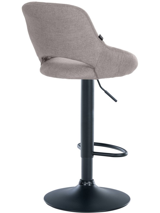 Scaun de bar Tesatura Milet, gri Scaun de bar Tesatura Milet, gri