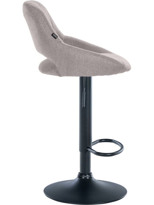 Scaun de bar Tesatura Milet, gri Scaun de bar Tesatura Milet, gri