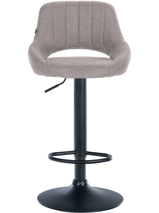 Scaun de bar Tesatura Milet, gri Scaun de bar Tesatura Milet, gri