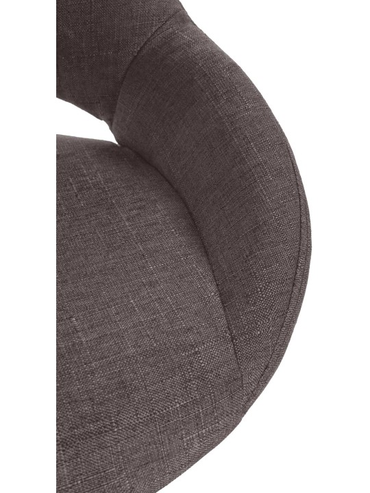 Scaun de bar Tesatura Milet, gri închis