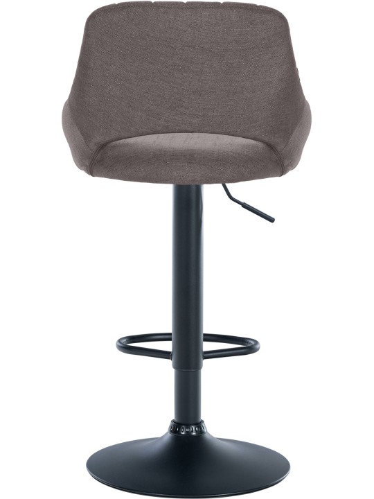 Scaun de bar Tesatura Milet, gri închis