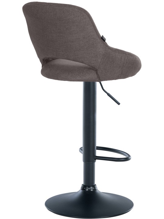 Scaun de bar Tesatura Milet, gri închis