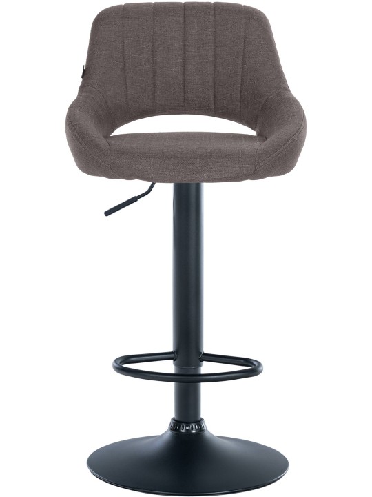 Scaun de bar Tesatura Milet, gri închis