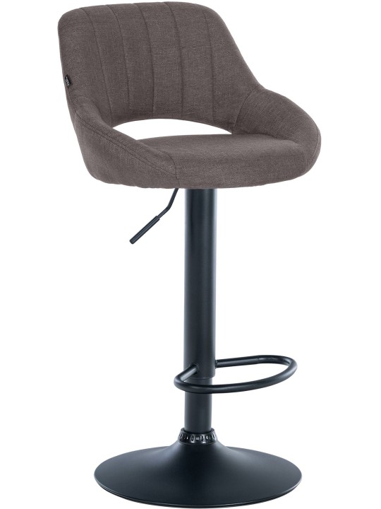 Scaun de bar Tesatura Milet, gri închis