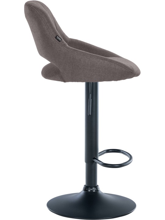 Scaun de bar Tesatura Milet, gri închis
