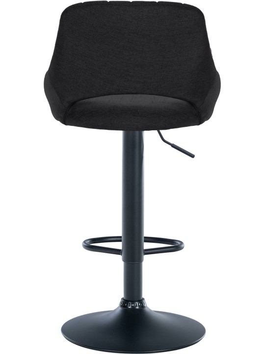 Scaun de bar tesatura Milet, negru