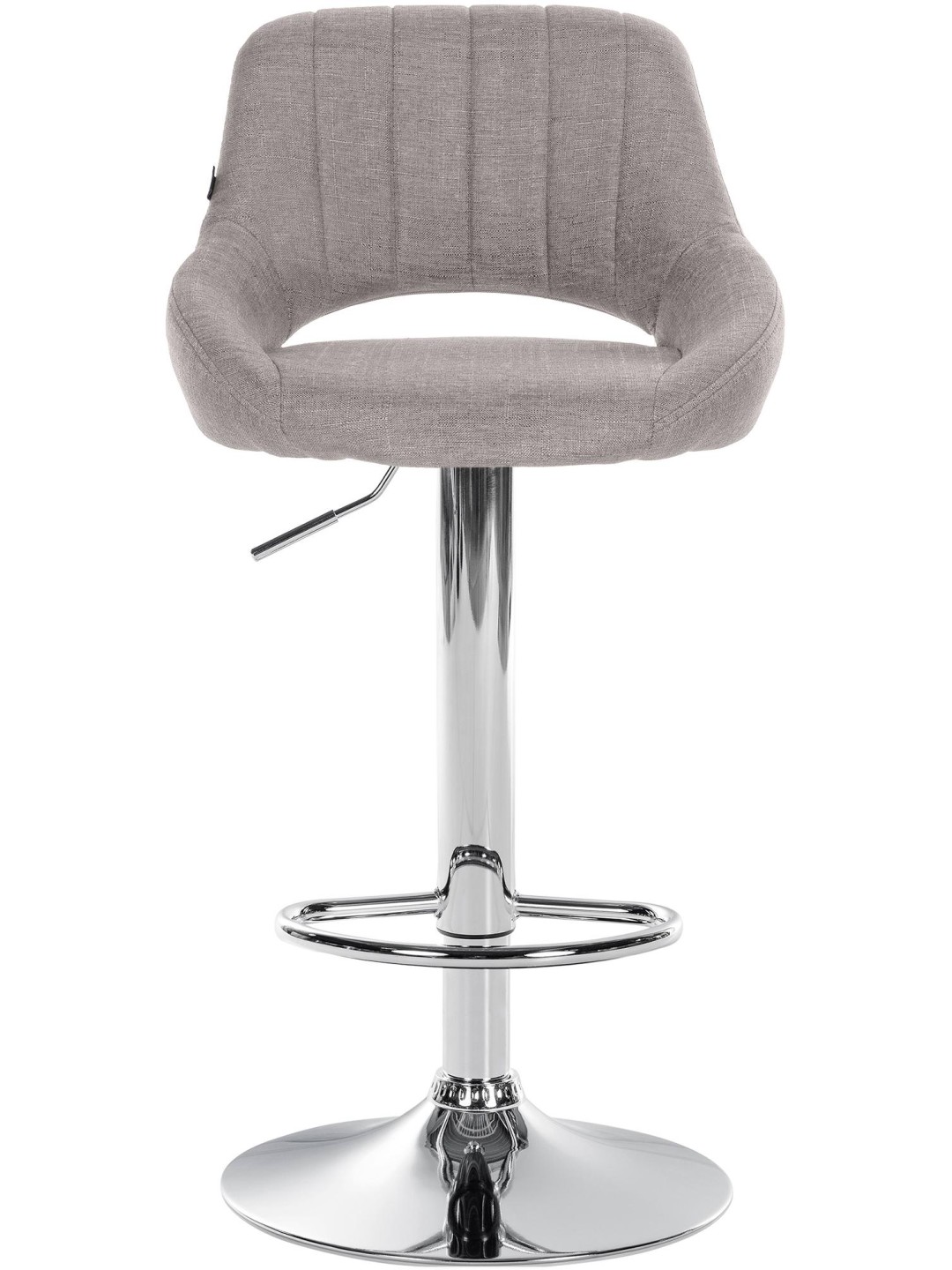 Scaun bar Milet stofa crom, gri