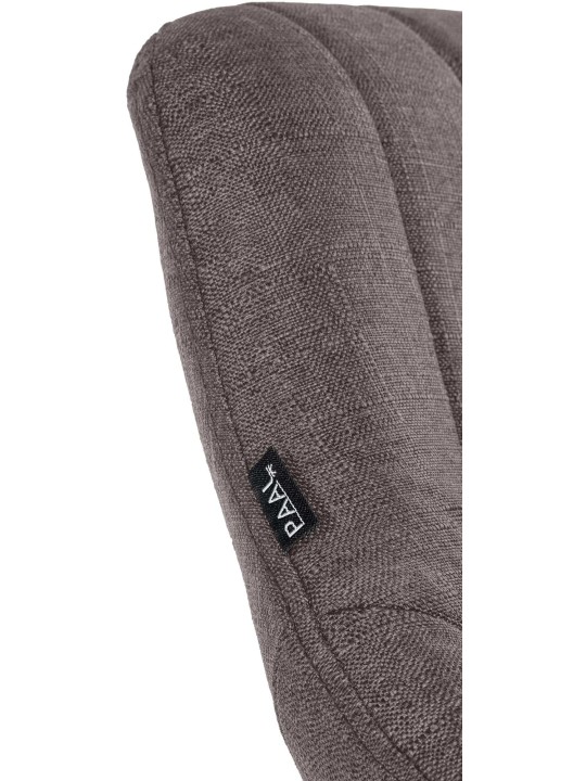 Scaun bar Milet stofa crom, gri închis