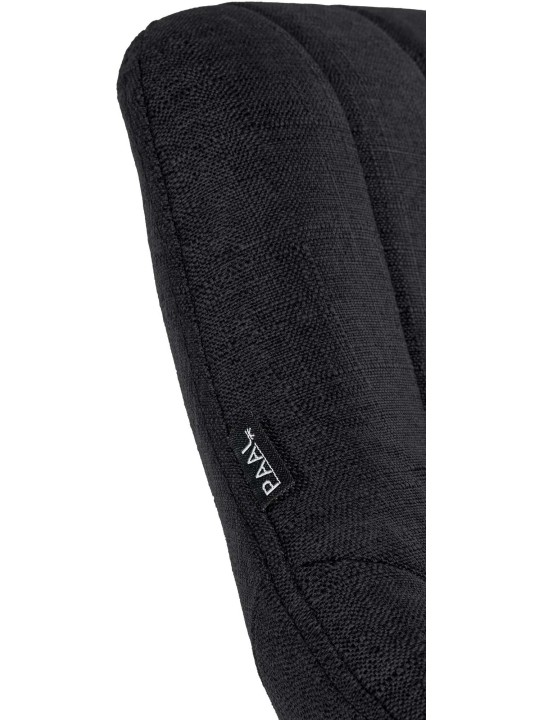 Scaun bar Milet stofa crom, negru