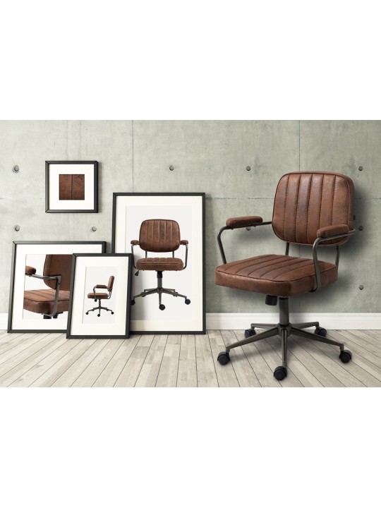 Scaun de birou Natrona, coniac