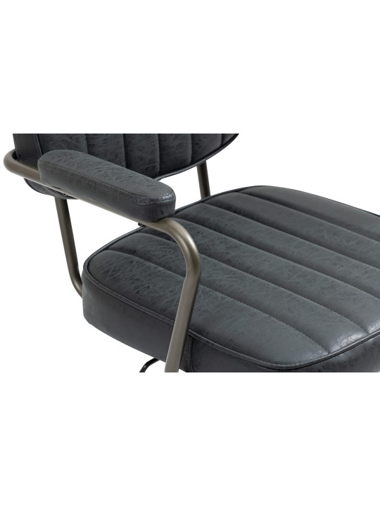 Scaun de birou Natrona, negru antic