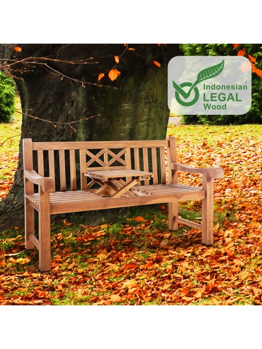 Bancă din tec Luka 150 cm, tec