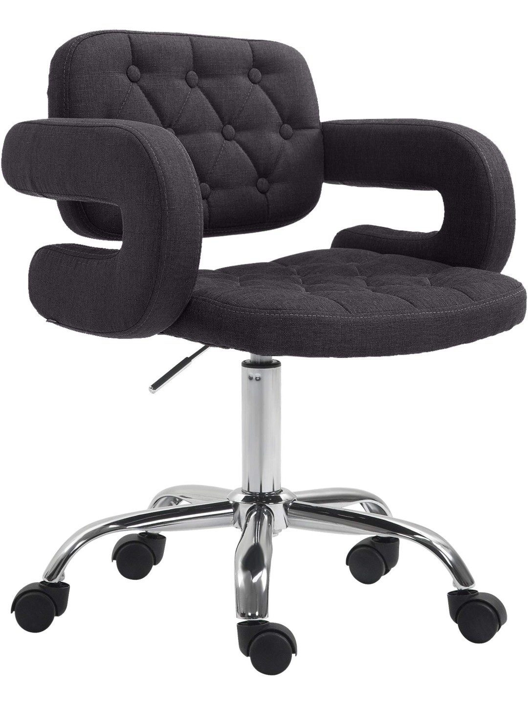 Scaun de lucru Dublin material, negru