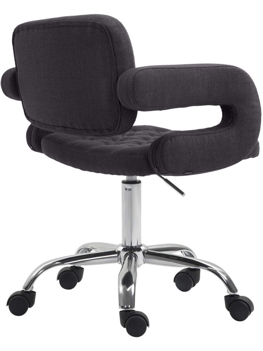 Scaun de lucru Dublin material, negru